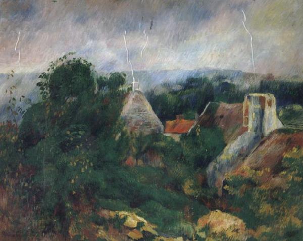Paul Cezanne La Roche-Guyon Norge oil painting art